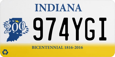 IN license plate 974YGI