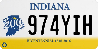 IN license plate 974YIH