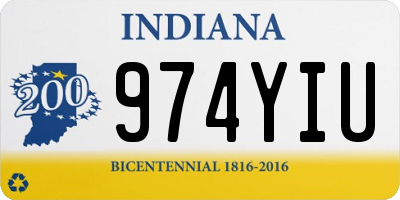 IN license plate 974YIU