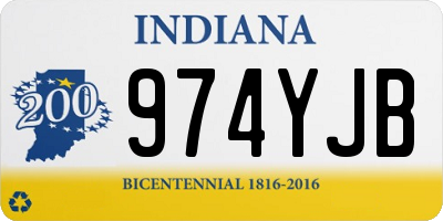 IN license plate 974YJB