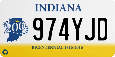 IN license plate 974YJD