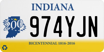 IN license plate 974YJN