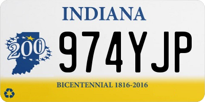 IN license plate 974YJP