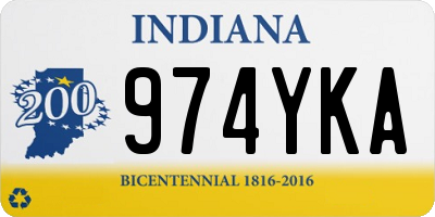IN license plate 974YKA