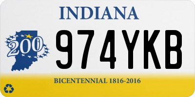 IN license plate 974YKB