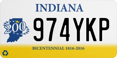 IN license plate 974YKP