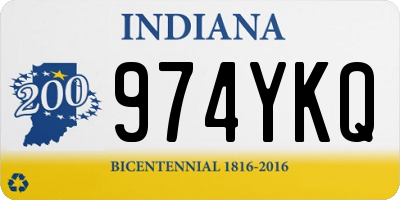 IN license plate 974YKQ