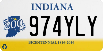 IN license plate 974YLY