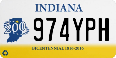 IN license plate 974YPH