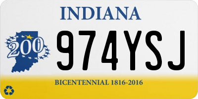 IN license plate 974YSJ