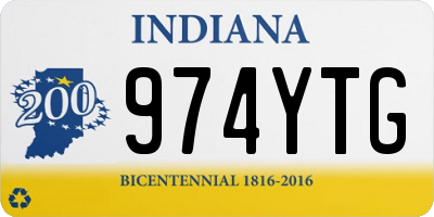 IN license plate 974YTG