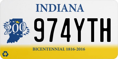 IN license plate 974YTH