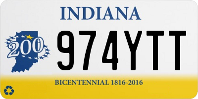 IN license plate 974YTT