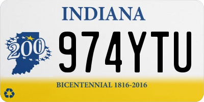 IN license plate 974YTU