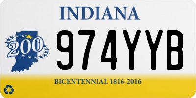 IN license plate 974YYB