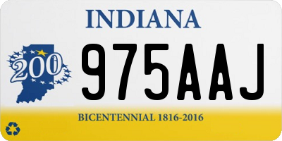 IN license plate 975AAJ
