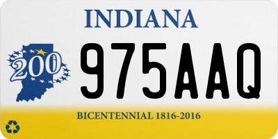 IN license plate 975AAQ