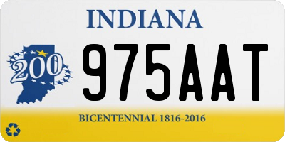 IN license plate 975AAT