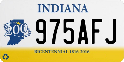 IN license plate 975AFJ