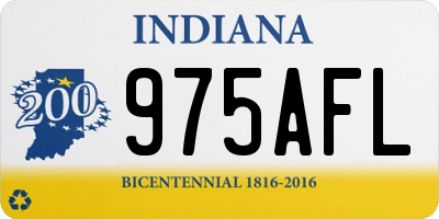 IN license plate 975AFL