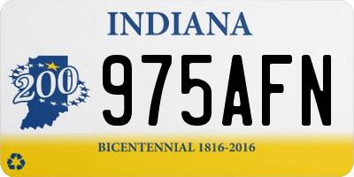 IN license plate 975AFN