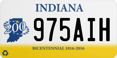 IN license plate 975AIH
