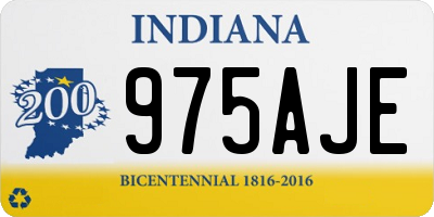 IN license plate 975AJE