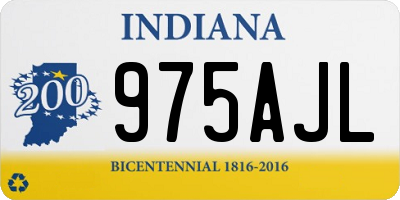 IN license plate 975AJL