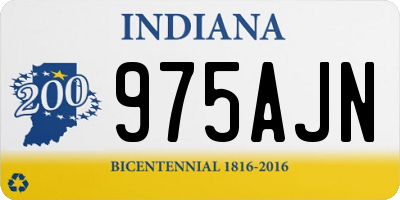 IN license plate 975AJN