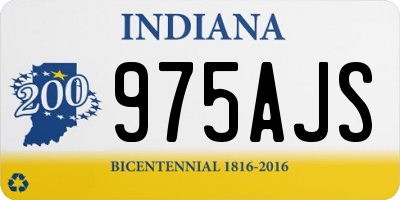 IN license plate 975AJS