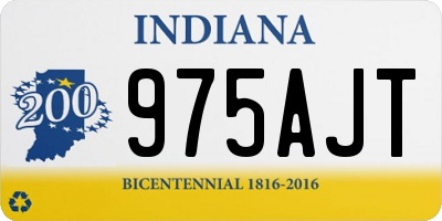 IN license plate 975AJT