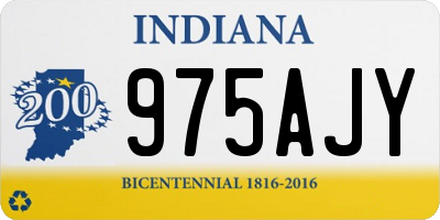 IN license plate 975AJY