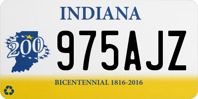 IN license plate 975AJZ