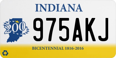 IN license plate 975AKJ
