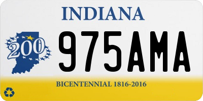 IN license plate 975AMA