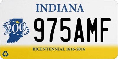 IN license plate 975AMF