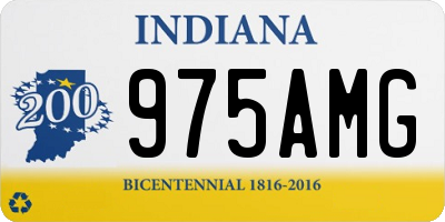 IN license plate 975AMG