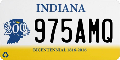 IN license plate 975AMQ