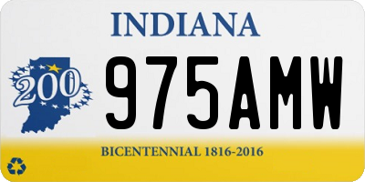IN license plate 975AMW