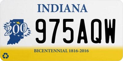 IN license plate 975AQW