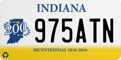 IN license plate 975ATN