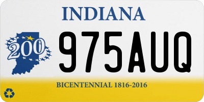 IN license plate 975AUQ