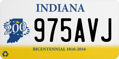 IN license plate 975AVJ