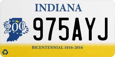 IN license plate 975AYJ