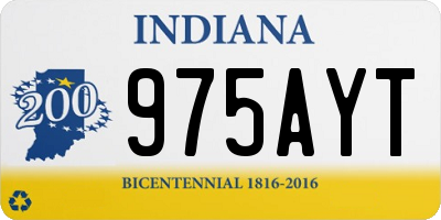 IN license plate 975AYT