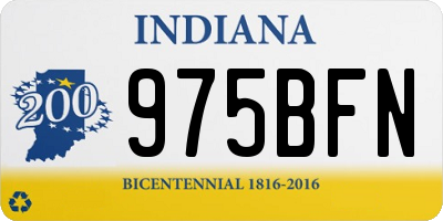 IN license plate 975BFN