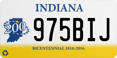 IN license plate 975BIJ