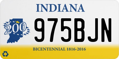 IN license plate 975BJN