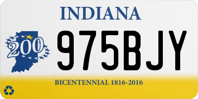 IN license plate 975BJY