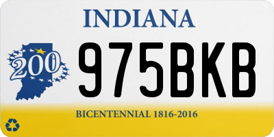 IN license plate 975BKB